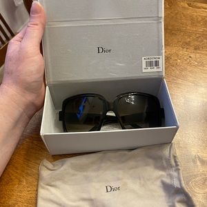 Dior 60’s 1 Sunglasses oversized vintage Dior dark brown sunnies